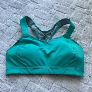 Moving Comfort Extra Support Bra - Teal - Size 34D